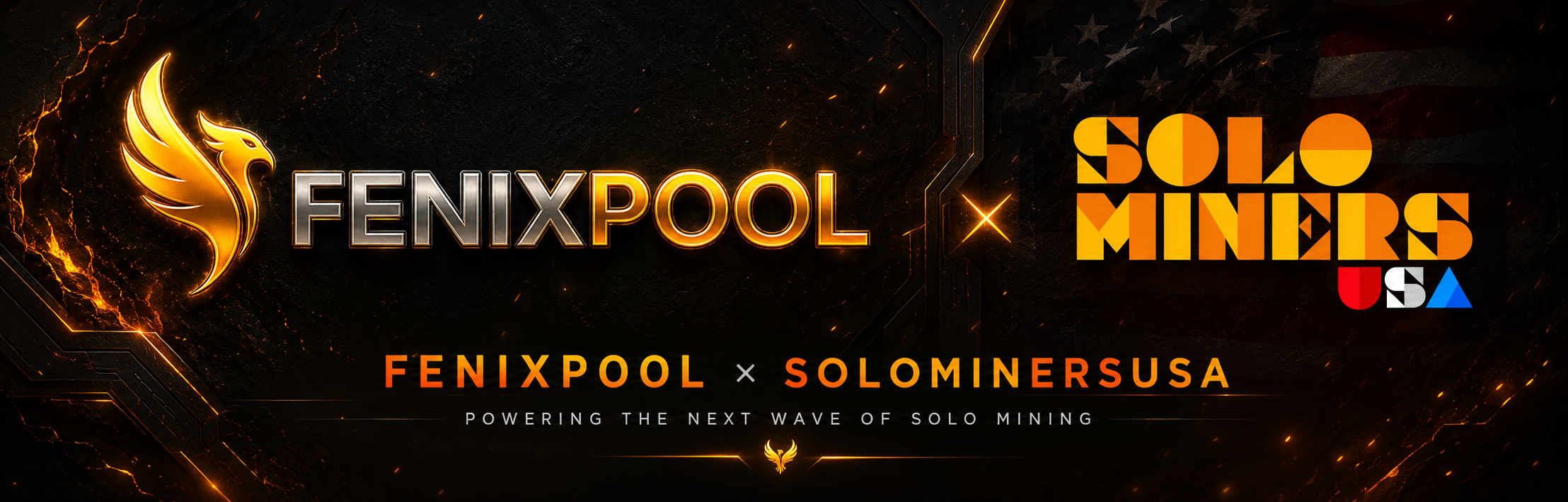 FenixPool × SoloMinersUSA — Powering the next wave of solo mining